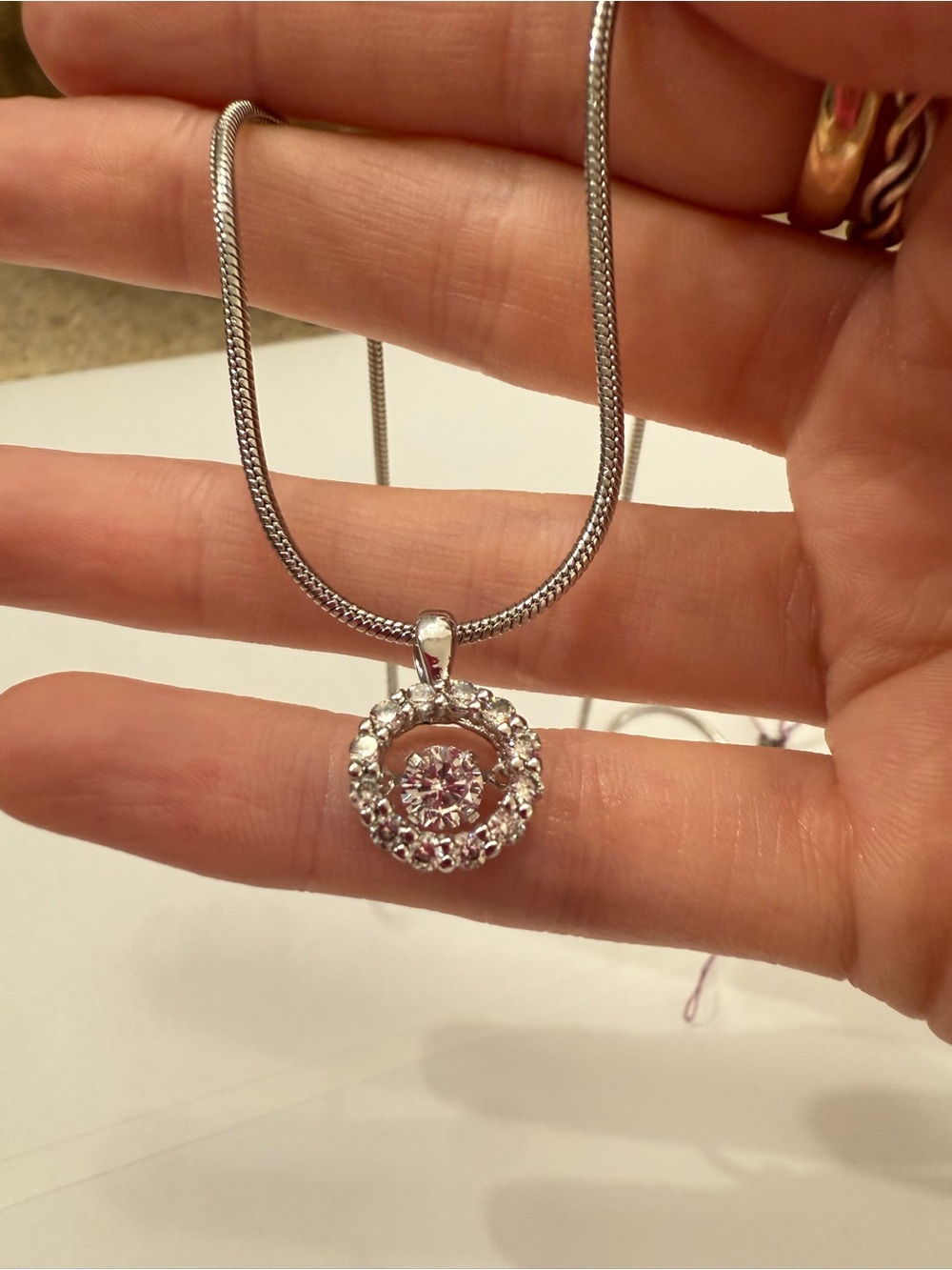 Diamond Pendant Necklace! - Picture 3 of 3